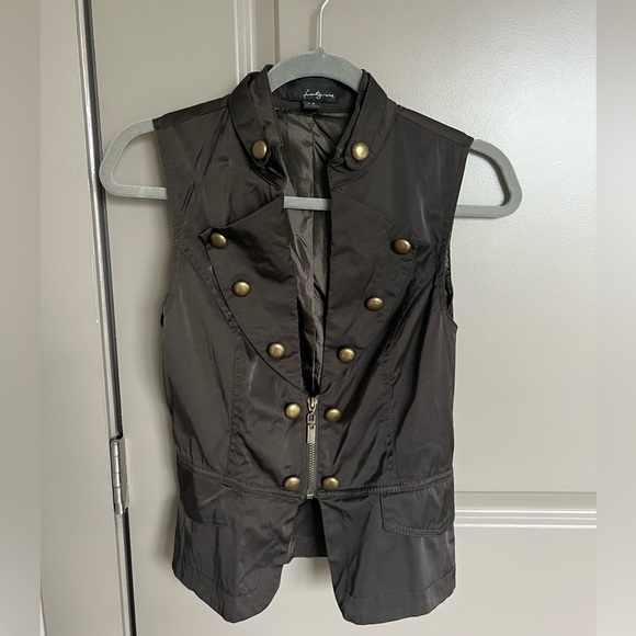 Y2K Military Moto Vest - Picture 1 of 3